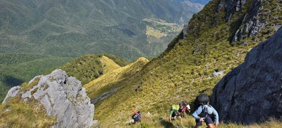 Climbing Up Sunrise Ridge