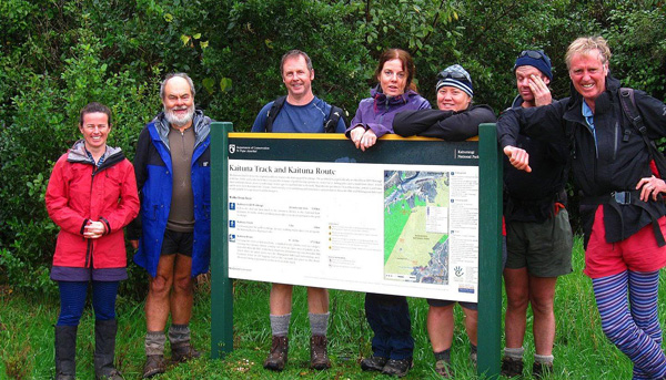 Kaituna Track Signpost NTC